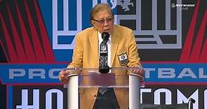Watch: Tom Flores' Full Hall Of Fame Induction Speech