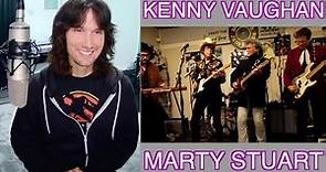 British guitarist analyses Marty Stuart playing 2nd fiddle to Kenny Vaughan!