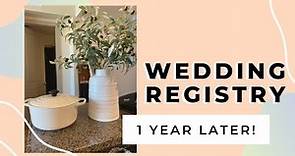 Wedding Registry Tips — 1 year later!