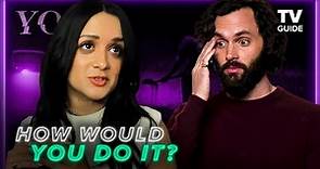 You Season 4 Cast Answers: How Would Your Character Kill Joe? | Penn Badgley, Tati Gabrielle