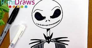 Cómo dibujar a JACK SKELLINGTON - Paso a paso