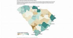 Big population gains in SC — and some not so big. What new census data tell us so far