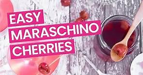 Easy & Quick Maraschino Cherries