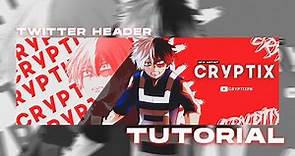 Tutorial: How To Make An ANIME Twitter header
