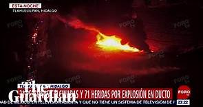 Aerial footage shows scale of Mexico fire after pipeline explosion