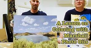 A Lesson on Hand Coloring a Black and White Photo with Marshall Photo Oils