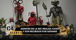 Encuentran altar a satanás durante cateo en la Colonia Morelos