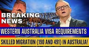 Western Australia Occupation Lists and Visa Requirements 2023-24 | Skilled Migration (190 and 491)