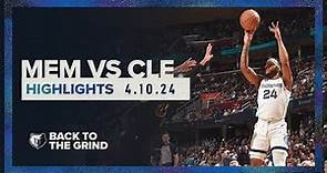 Memphis Grizzlies Highlights vs Cleveland Cavaliers