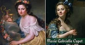Artist Marie Gabrielle Capet (1716 - 1818) French Neoclassical Painter | WAA