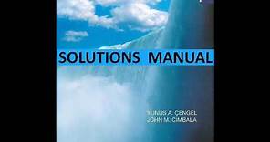 Solucionario Mecánica De Fluidos: Fundamentos Y Aplicaciones - Yunus A. Cengel & John M. Cimbala