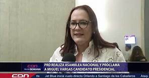 PRD realiza Asamblea y proclama a Miguel Vargas candidato presidencial