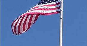 The Flag of The United States of America waving in the wind