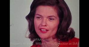WFAA Interviews Nancy Dickerson about Lyndon Johnson and the JFK Assassination
