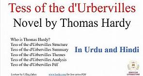 Tess Of The D'Urbervilles Novel by Thomas Hardy, Tess of the d'Urbervilles Analysis and Summary, PDF