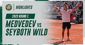 Seyboth Wild vs Medvedev Round 1 Highlights | Roland-Garros 2023