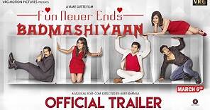 "Badmashiyaan" Movie Official Trailer I Sharib Hashmi, Sidhant, Suzanna Mukherjee, Karan, Gunjan .