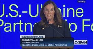 State Department Official Dorothy McAuliffe on Rebuilding Ukraine