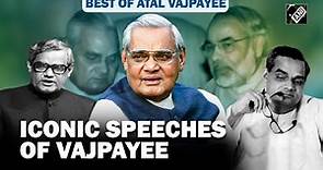 Watch: Iconic speeches of Atal Bihari Vajpayee on his 5th death anniversary