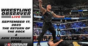 | Wrestling Observer Live with Andrew Zarian | The Return Of The Rock & AEW Streaming News
