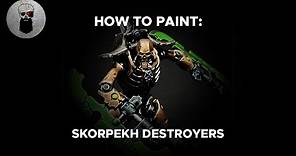 Contrast+ How to Paint: Skorpekh Destroyers
