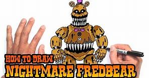 How to Draw Nightmare Fredbear | Five Nights at Freddy's
