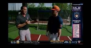 Alex Bregman breaks down swing with MLB Network during Spring Training 2024