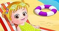 Baby Hazel va a la playa - Un juego gratis para chicas en JuegosdeChicas.com