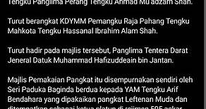 Tengku Panglima Raja Tengku Amir Nasser Ibrahim Shah | Congratulations!