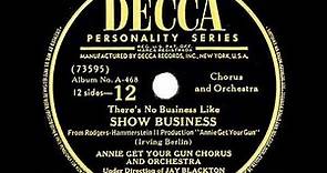 1946 Annie Get Your Gun (Original Cast) - There’s No Business Like Show Business