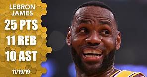 LeBron James becomes 1st player with a triple-double vs. all 30 NBA teams | 2019-2020 NBA Highlights