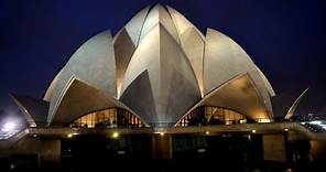 Baha'i Lotus Temple in India - The Dawning Place of the Mention of God
