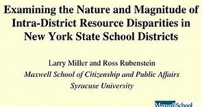 PPT - Larry Miller and Ross Rubenstein Maxwell School of Citizenship and Public Affairs PowerPoint Presentation - ID:3005954