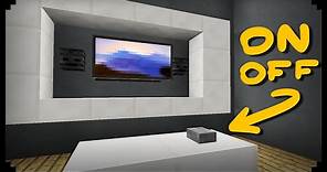 ✔ Minecraft: How to make a Working TV