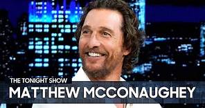 Matthew McConaughey's Just Because Children's Book Was Inspired by a Dream | The Tonight Show