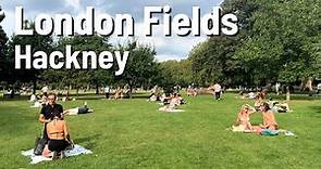 LONDON Hackney 🇬🇧 Walk London Fields 4K