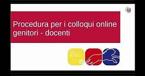 Procedura per i colloqui genitori docenti Leopardi Majorana PN