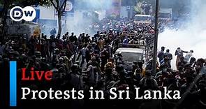 Watch live: protests in Sri Lanka | DW News