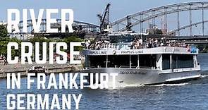 River Cruise in Frankfurt, Germany 🇩🇪