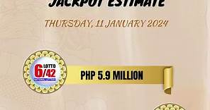 🎉 Big Lotto draws today, January 11, 2024! 🎯 🎯 6/49 Super Lotto: Massive jackpot of Php 571 Million!🎯 6/42 Lotto: Exciting jackpot of Php 5.9 Million! Who will be today's lucky winners? Stay tuned and good luck! 🍀💰 ~Courtesy: PCSO Official #LottoDay #BigWins | PCSO Lotto Results