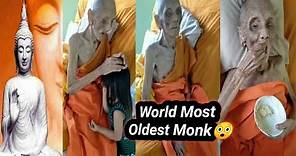 World Most Oldest Buddhist Monk | Age of Thai Monk TikTok Viral Video | Buddhism | Thailand #LuangTa
