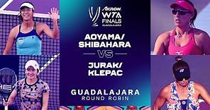 Aoyama/Shibahara vs. Jurak/Klepac | 2021 WTA Finals Doubles