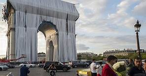Impacchettato l'Arco di Trionfo parigino, opera postuma di Christo