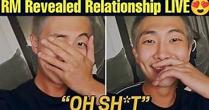 RM Revealed Girlfriend LIVE 😍 BTS RM RELATIONSHIP Status ❤️ #bts #rm #kpop #gf