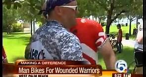 Jeff Masters rides for Wounded Warriors