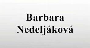 Barbara Nedeljáková
