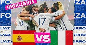 Highlights: Spagna-Italia 2-3 | Femminile | UEFA Women’s Nations League