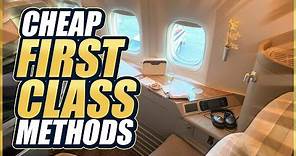 5 Tips to Fly FIRST CLASS for EXTREMELY CHEAP!