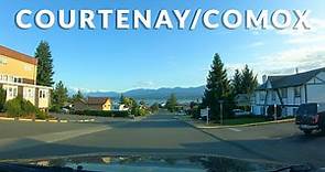 Courtenay/Comox Downtown Drive 4K | British Columbia, Canada (Vancouver Island)