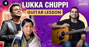 Luka Chuppi Easy Guitar Lesson | Bollywood Hit | A.R Rahman Song | Lata Mangeskar | Rang De Basanti